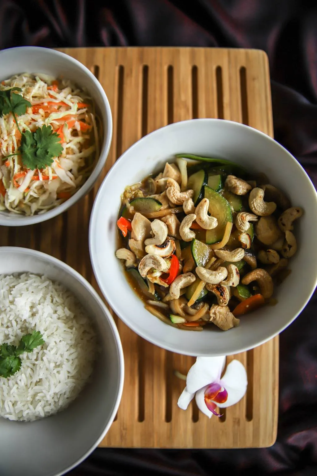 Wok z nerkowcami